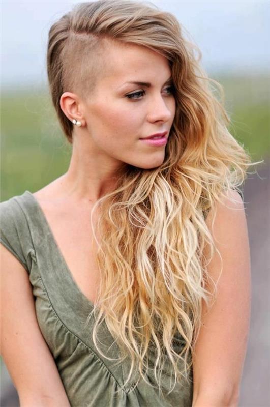 χτενίσματα μακριά μαλλιά undercut