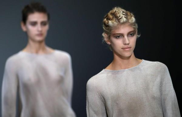 Giorgio Armani χτενίσματα μαλλιά τάσεις καλοκαίρι πλεκτά