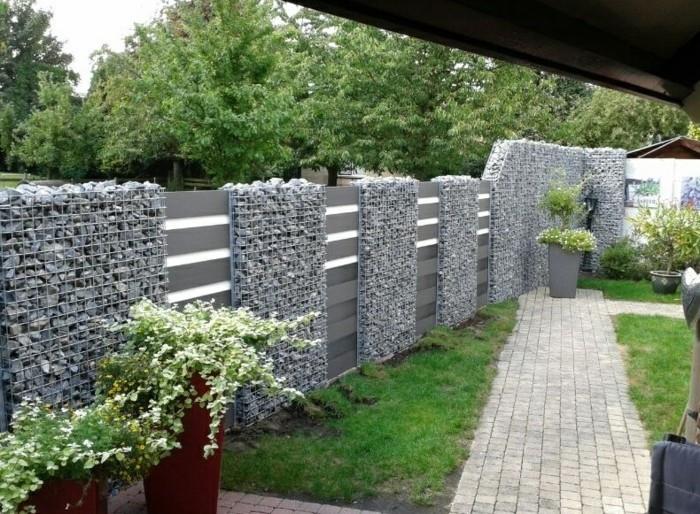 gabions και πίνακες wpc