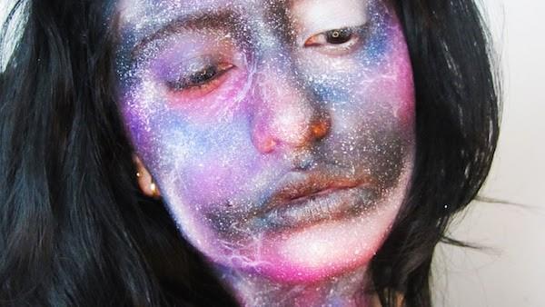 ιδέες τάσης galaxy make up face make up