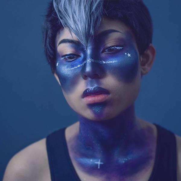 galaxy make up trend καρναβάλι παραμονής Πρωτοχρονιάς