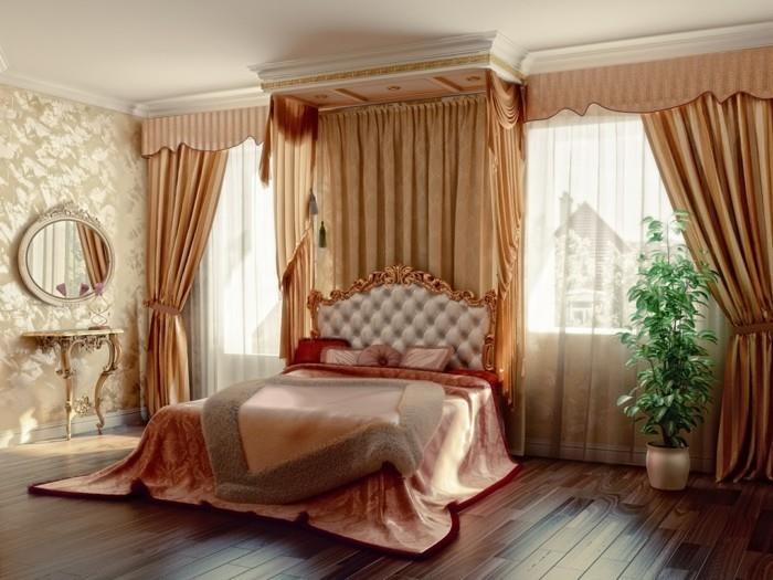 κουρτίνες υπνοδωμάτιο πολυτελείς ιδέες διαβίωσης για τον χώρο ύπνου