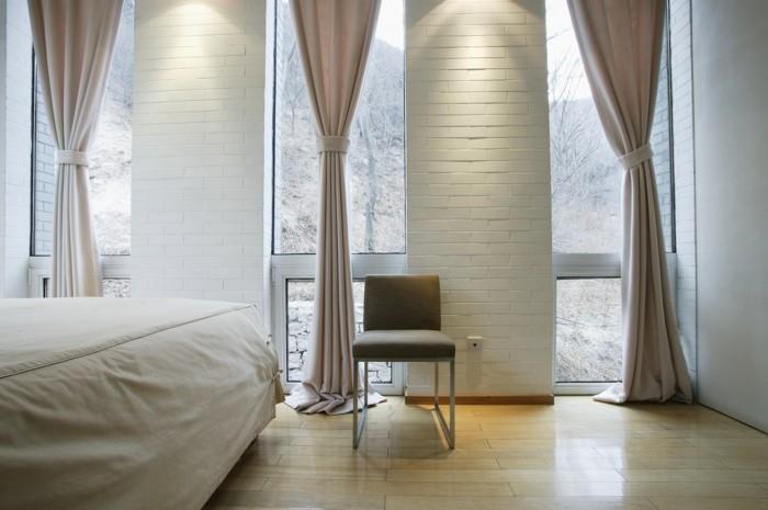 κουρτίνες υπνοδωμάτιο κομψές ιδέες για την κρεβατοκάμαρα