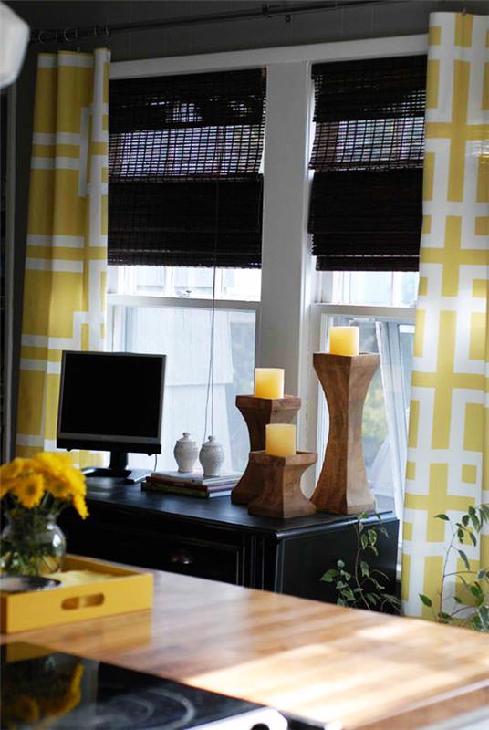 ράψιμο κουρτίνες μόνοι σας αίθουσα μελέτης παράθυρο διακόσμηση ιδέες κουρτίνας diy έργα
