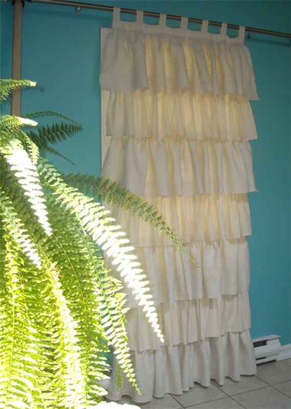 Παραδείγματα διακόσμησης κήπου από βαμβακερό λινάτσα