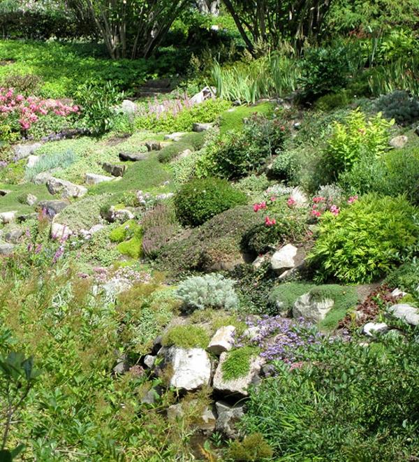 δημιουργήστε κήπο μοντέρνες ιδέες σχεδιασμού κήπου φυτικές πέτρες