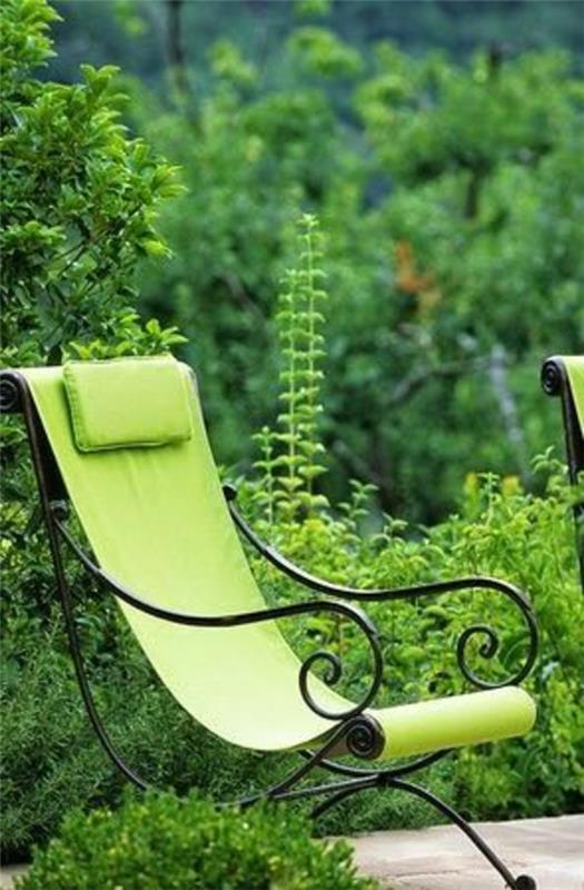 ιδέες κήπου πολυτελής καρέκλα