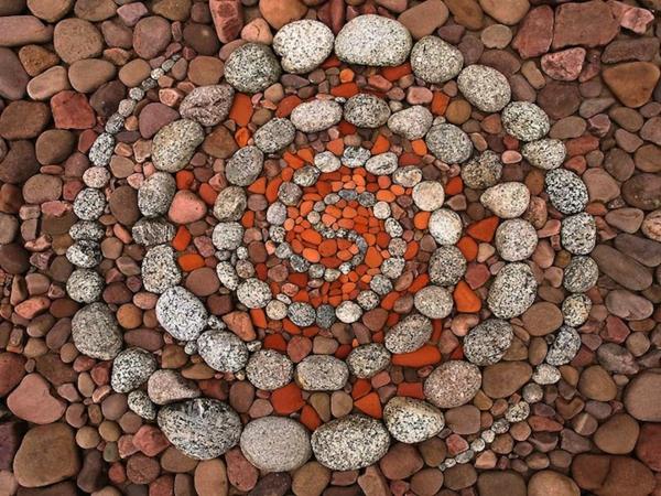 αξεσουάρ κήπου διακοσμητικές πέτρες κυκλικές