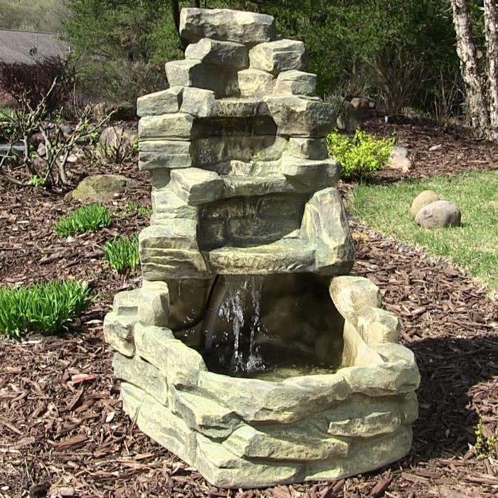 ιδέες διακόσμησης κήπου πέτρες νερό ιδέες σχεδιασμού κήπου