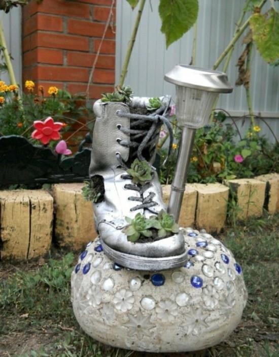 ιδέες διακόσμησης κήπου ανακύκλωση