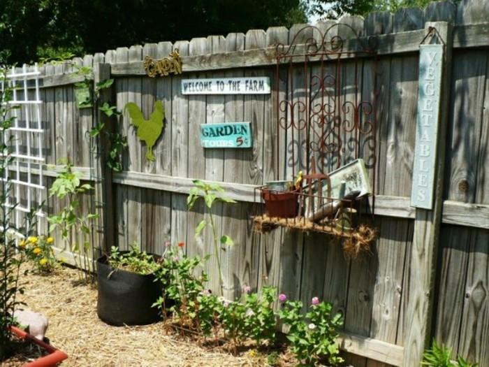 Φτιάξτε το δικό σας φράχτη κήπου διακοσμήστε το φράχτη του κήπου σας