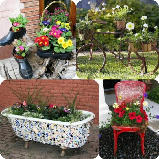 Φτιάξτε τις δικές σας ιδέες ανακύκλωσης διακοσμήσεων κήπου