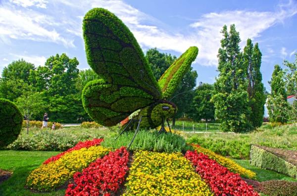 γλυπτά κήπου πεταλούδα Quebec