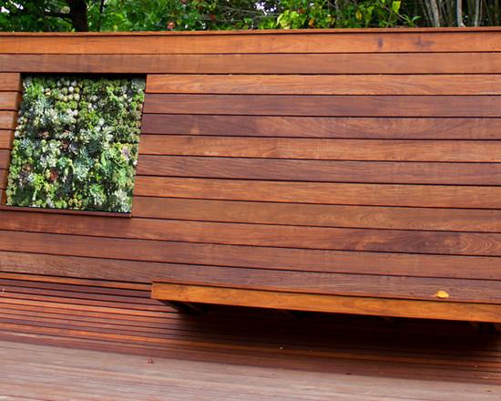παραδείγματα σχεδιασμού κήπου menlo park california αυλή ξύλινο παράθυρο πάγκου βεράντα