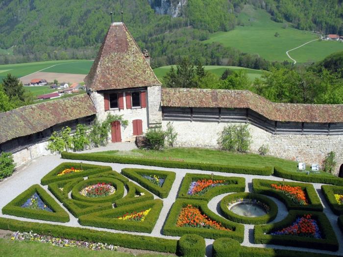 σχεδιασμός κήπου gruyer ελβετία