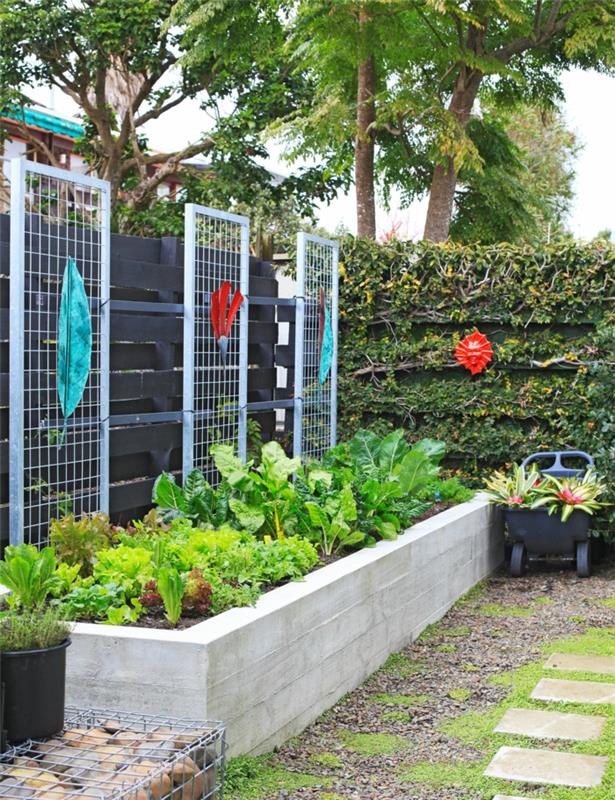 σχεδιασμός κήπου σχεδιασμός αυλής παρτέρια φράχτη κήπου