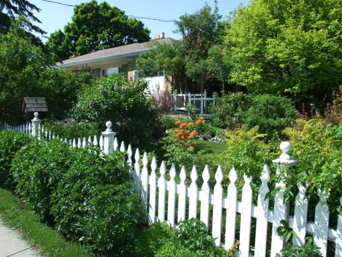 σχεδιασμός κήπου σχεδιασμός αυλής λευκά φυτά φράχτη πηγαίνετε μια βόλτα
