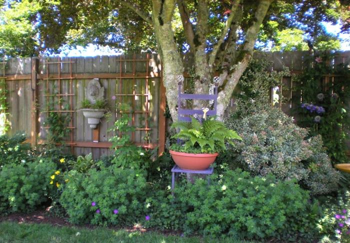 ιδέες σχεδιασμού κήπου φράχτη κήπου διακόσμηση φυτών κήπων