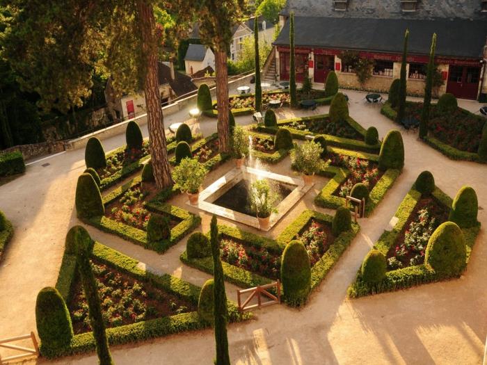 γλυπτά σχεδιασμού κήπου Loire Valley