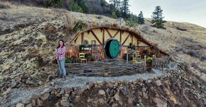 χτίστε κήπο σπίτι μόνοι σας hobbit house kristie wolfe washington