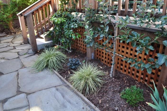 ιδέες κήπου με πέργκολα ασυνήθιστες διακοσμήσεις κήπου με φυτά