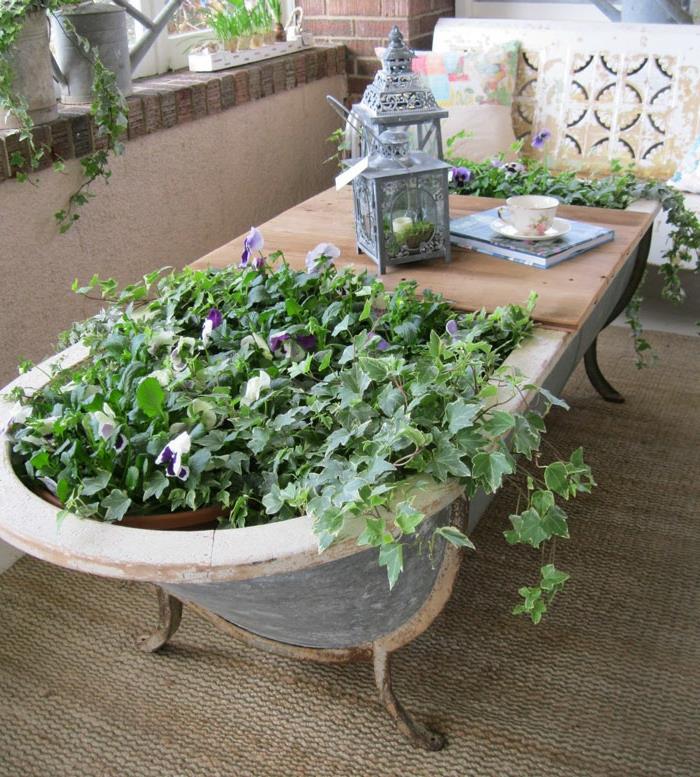 ιδέες κήπου για να κάνετε τον εαυτό σας χρησιμοποιημένο ανεξάρτητο μπανιέρα