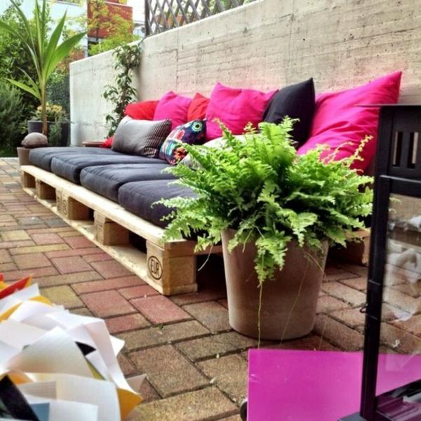 έπιπλα κήπου από παλέτες DIY έργα φτιάξτε μόνοι σας έπιπλα εξωτερικού χώρου