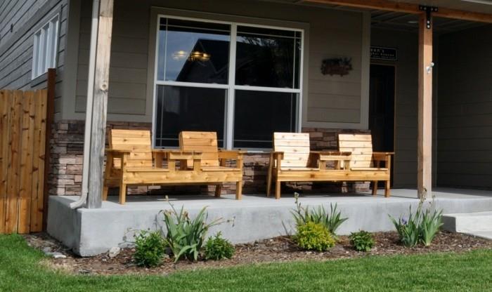 φτιάξτε μόνοι σας έπιπλα κήπου ξύλινες καρέκλες κήπου