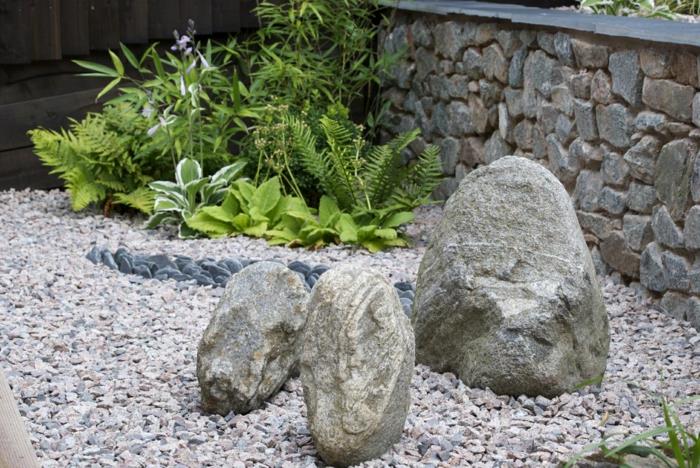 πέτρες κήπου διακοσμητικές πέτρες διακόσμηση κήπου βότσαλα φυτά
