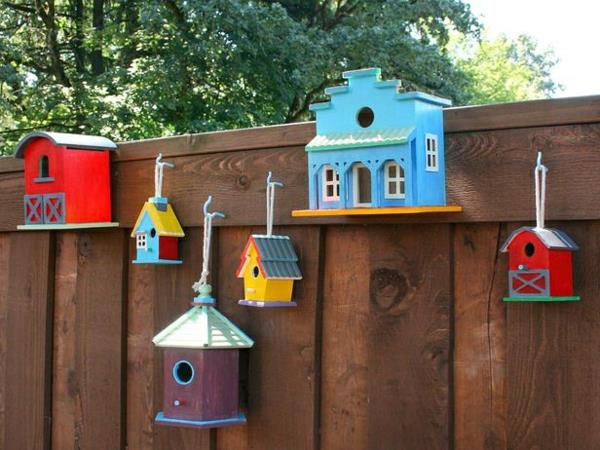 φράχτη κήπου διακόσμηση gertendeko φτιάξτε μόνοι σας σπίτια πουλιών