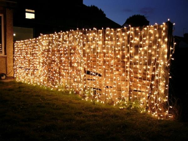 Σχεδιάστε τη δική σας διακόσμηση φράχτη κήπου με φώτα νεράιδας