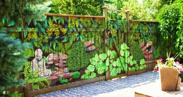κήπος φράχτη διακόσμηση σχέδια ζεν κήπος