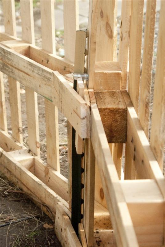 χτίστε το δικό σας φράχτη κήπου από παλέτες πώς λειτουργεί