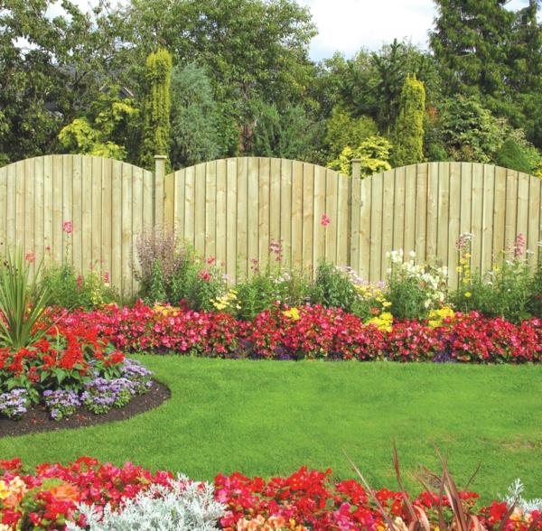 Φράχτη κήπου και σύνορα κήπου ιδέες παλιά ξύλινη ιδέα φωτεινή