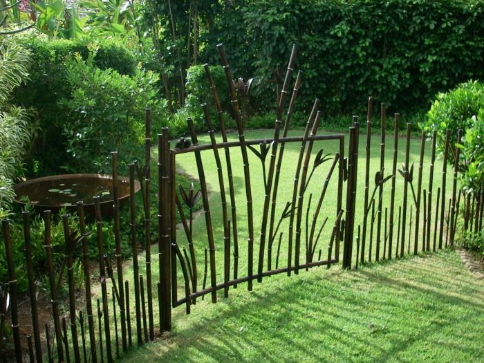 μεταλλικοί φράχτες κήπου διακοσμητικός κήπος φράχτης σχεδιασμός κήπου