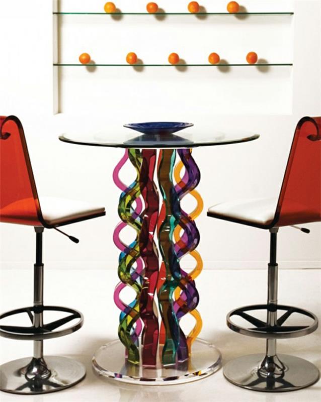 έπιπλα γαστρονομίας επίπλων για το εστιατόριο γαστρονομίας καρέκλες τραπέζια πολύχρωμα