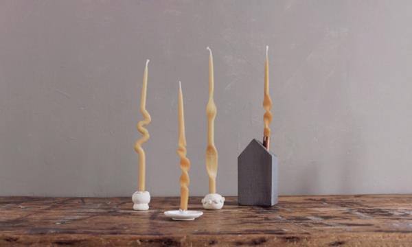 Φτιάξτε μόνοι σας στριφτά κεριά DIY στριφτά κεριά
