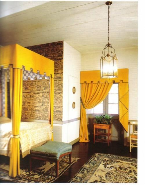κίτρινο θόλο τεσσάρων αφισών χαλιά κρεβάτια διακοσμητικά στοιχεία