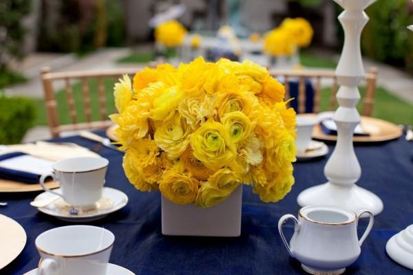 ιδέες διακόσμησης κίτρινων λουλουδιών