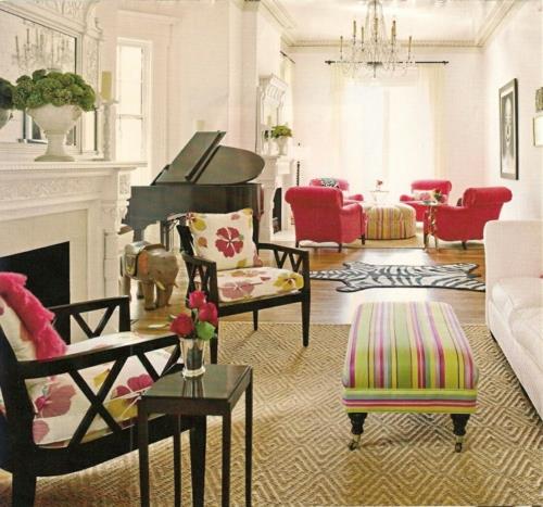 δημιουργήστε ένα άνετο σαλόνι στο σπίτι φρέσκα χρώματα έπιπλα