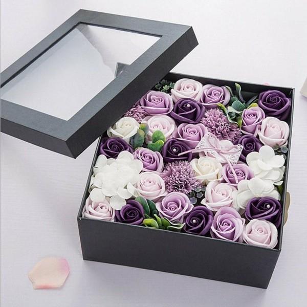 ιδέα για κουτί δώρου για διατήρηση τριαντάφυλλων