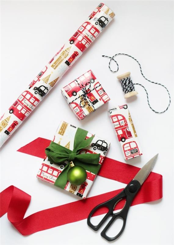 Origenell συσκευασία δώρων Χριστουγεννιάτικες χειροτεχνίες ιδέες δώρου χαρτί περιτυλίγματος Χριστουγεννιάτικα δώρα