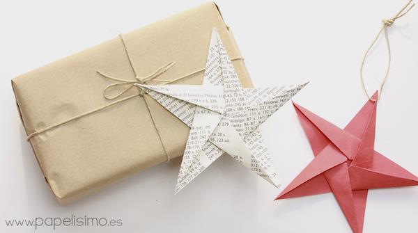 tinker δώρο ετικέτες μόνοι σας poinsettias origami Χριστούγεννα