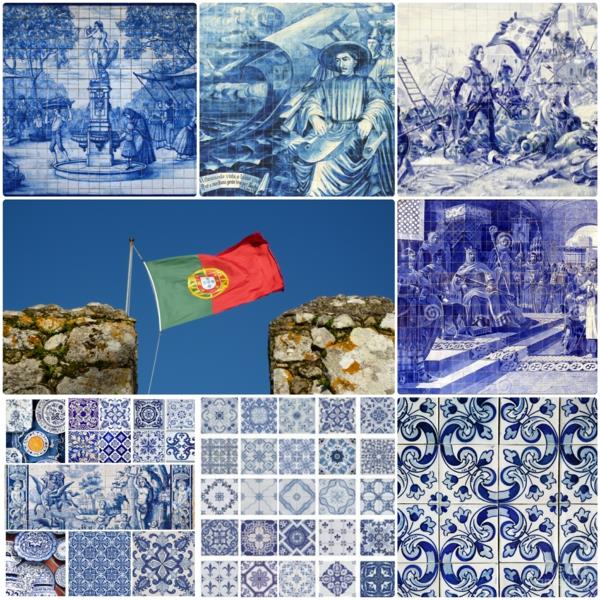 ιστορία των ψηφιδωτών πλακιδίων azulejo της Πορτογαλίας
