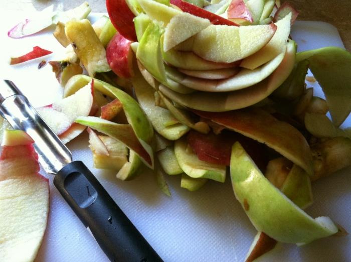 υγιεινά λαχανικά σχάρα μήλο
