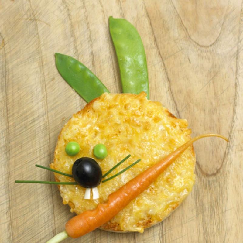 υγιεινό φαγητό για παιδιά αστείες ιδέες λαγουδάκι καρότα