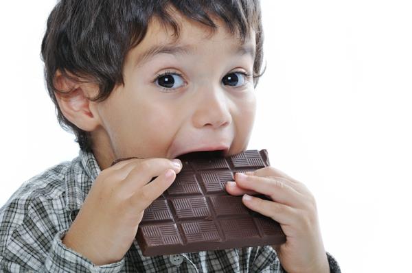 υγιεινή τροφή για παιδιά καραμέλα σοκολάτα