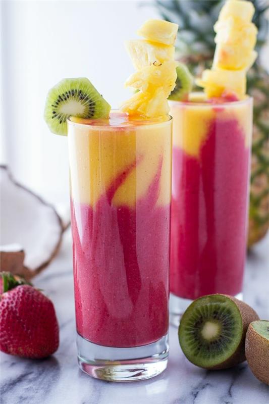 ιδέες για υγιεινό πρωινό πίνετε smoothies