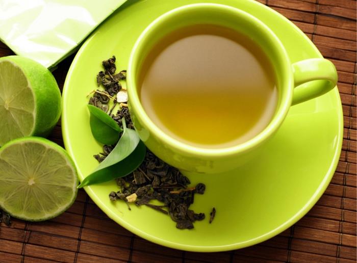 υγιεινή τροφή πράσινο τσάι υγιή αντιοξειδωτικά