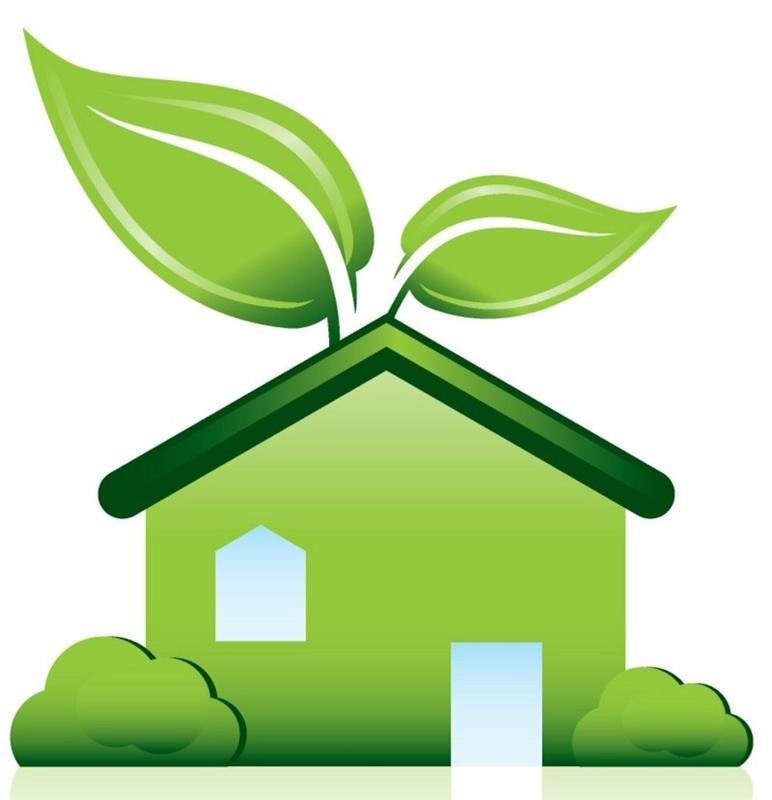 οικοδόμηση υγιεινής ζωής και έξυπνο σπίτι εξοικονόμησης ενέργειας